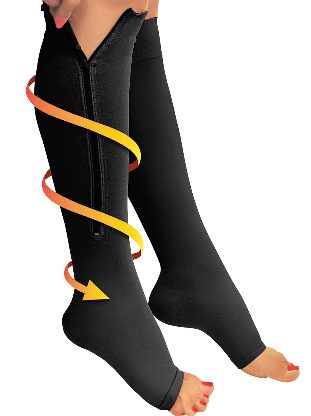 The compression stockings